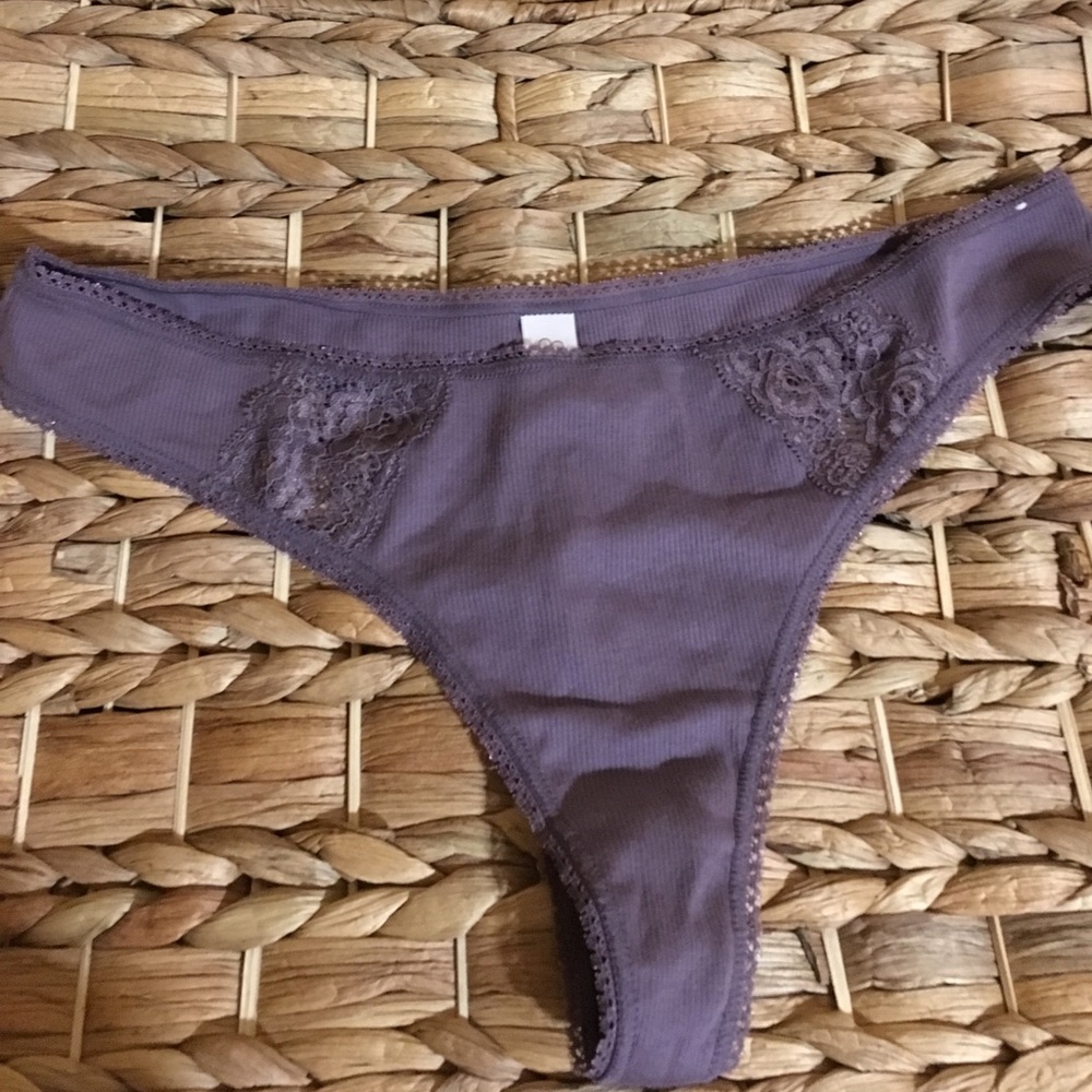 Purple thong