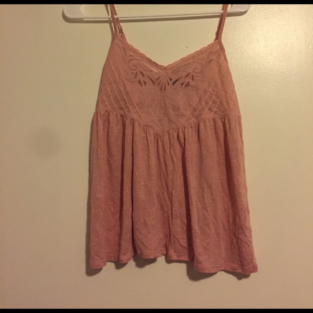 Light pink strap top