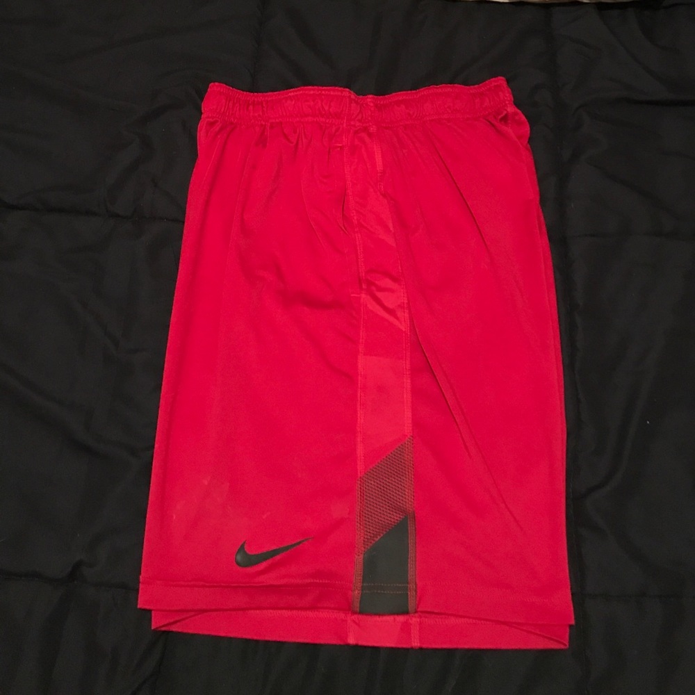 🏆MENS NIKE RED DRI-FIT ATHLETIC SHORTS