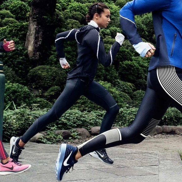 Nike Compression Power Reflective Tights - Picture 2 of 8