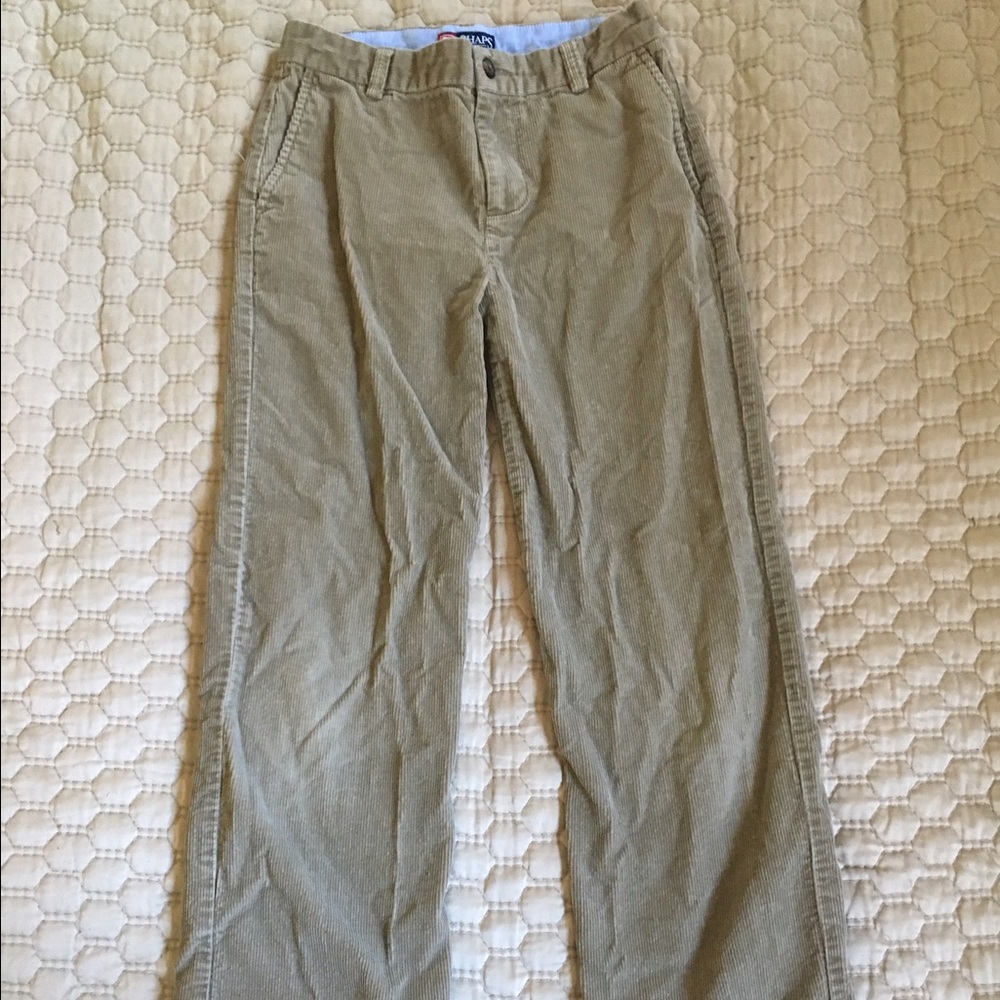 Chaps tan corduroys, size 10