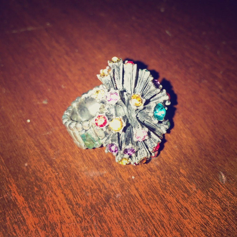 FREE W/ PURCHASE. Fire cracker ring. One size