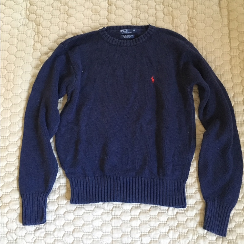Navy Polo sweater