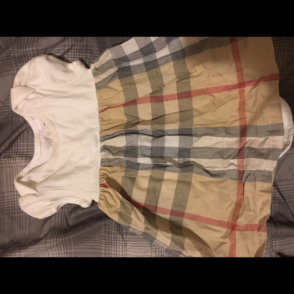 Authentic baby girl Burberry dress