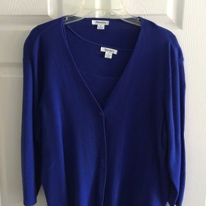 Royal Blue sweater set