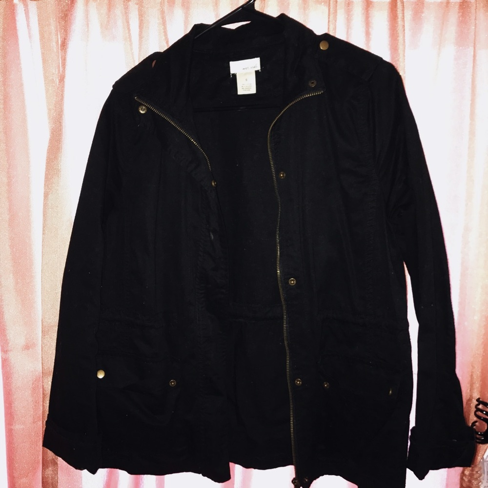 Black & Gold Utility Jacket