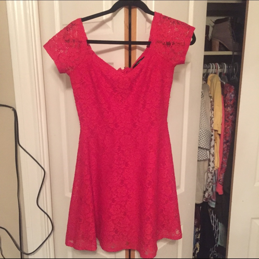 Red sundress