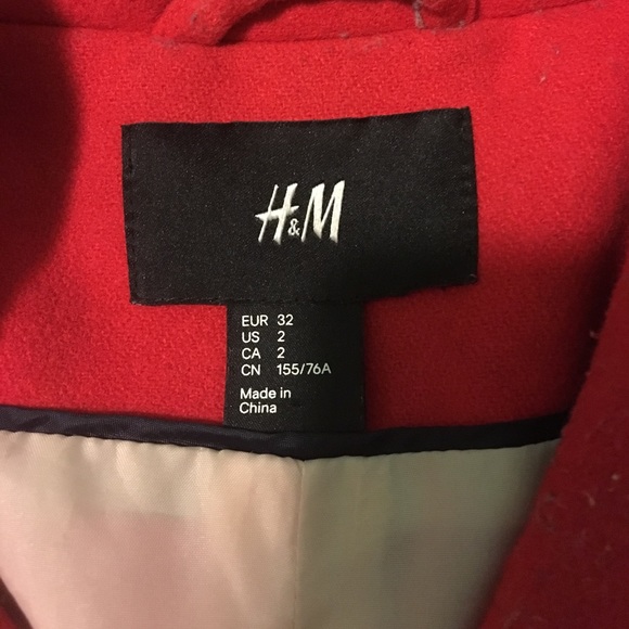 Red H&M Jacket - Picture 4 of 4