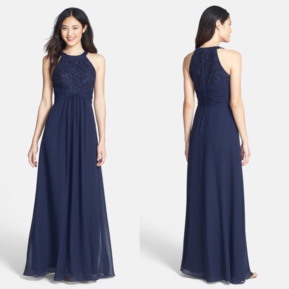 Eliza J Bridesmaid Dress Navy