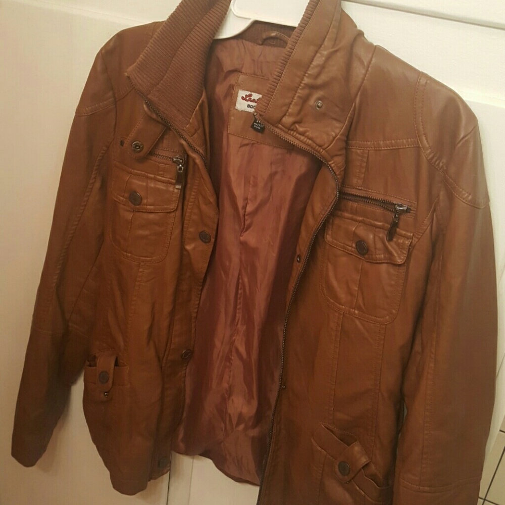 Super cute leatherette jacket