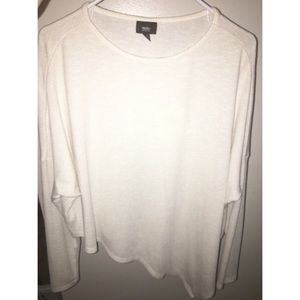 Cream Long sleeve blouse