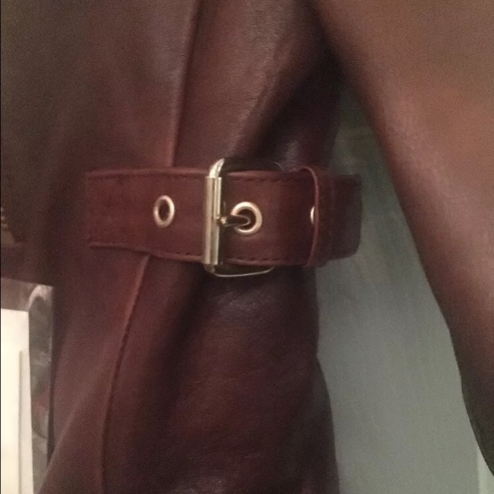 Acne Studios brown Leather jacket NWT - Picture 7 of 7