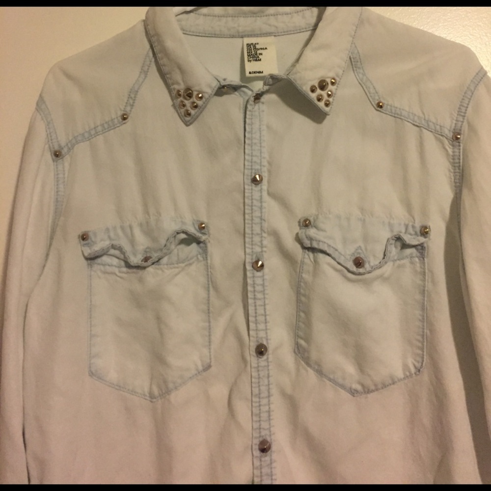 Denim button down - Picture 2 of 4