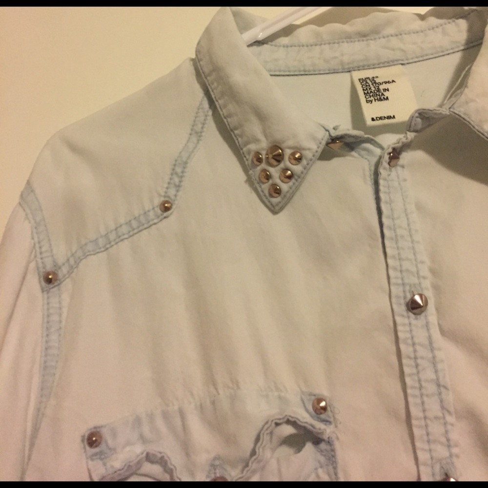 Denim button down - Picture 3 of 4