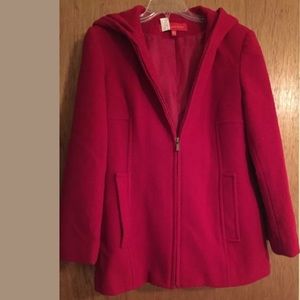 Anne Klein Red Peacoat size Medium