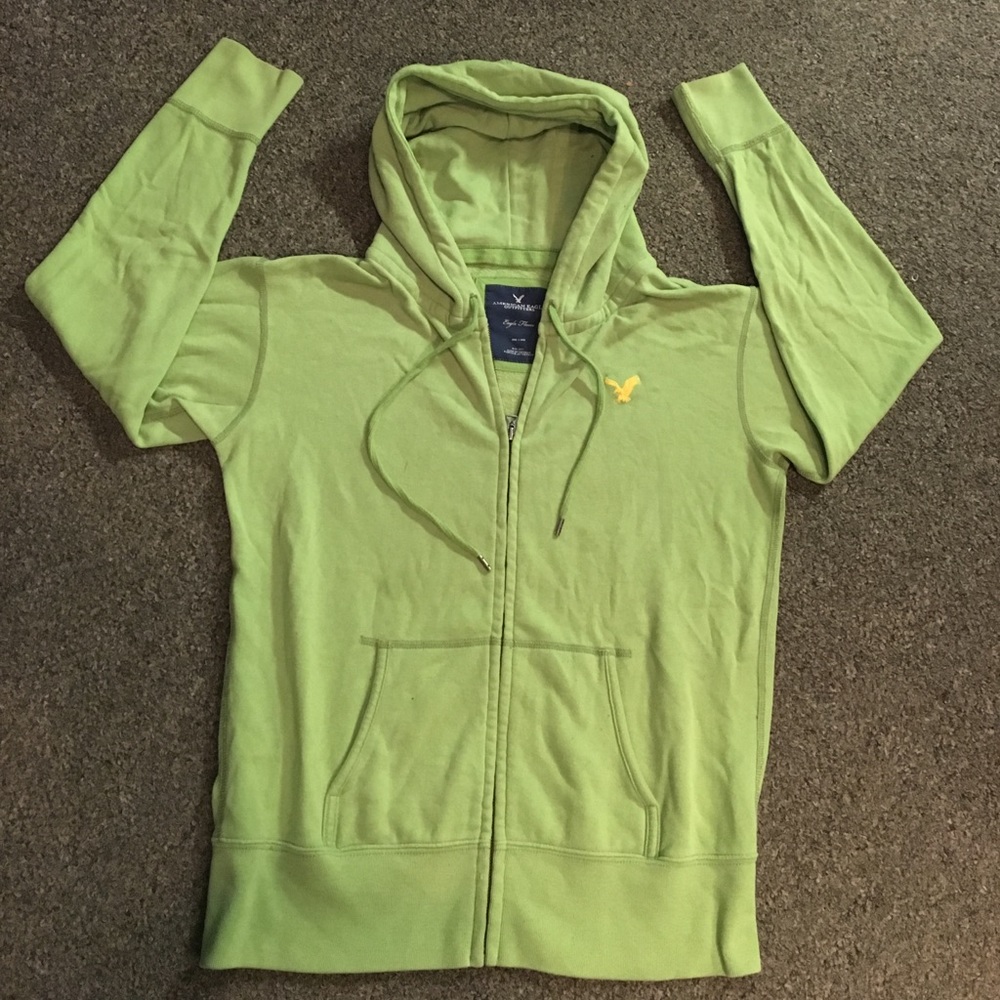 Plain Green Fleece Hoodie
