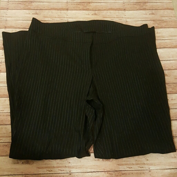 Lane Bryant Pinstripe Pants - Picture 2 of 4