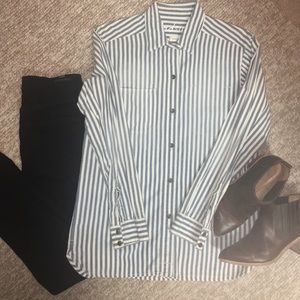 Madewell Striped Chambray Shirt