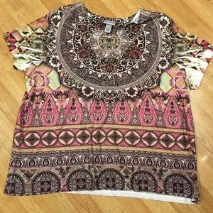 Tribal pattern shirt