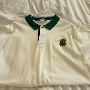 Jerzees White men polo