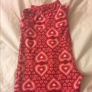 LuLaRoe TC valentine leggings
