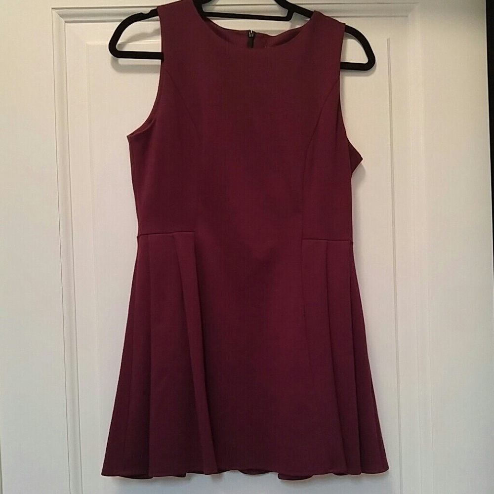 Topshop Love brand Purple Skater Dress