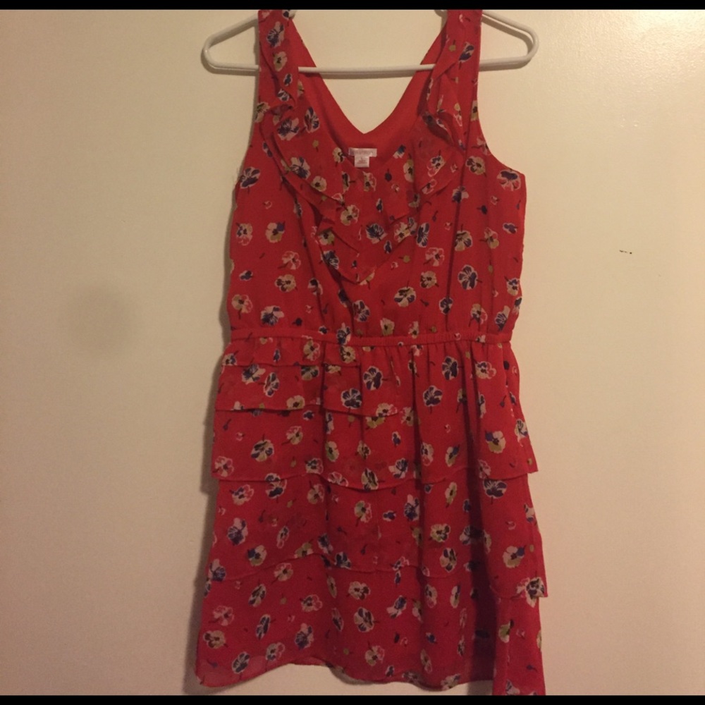 Floral layered dress