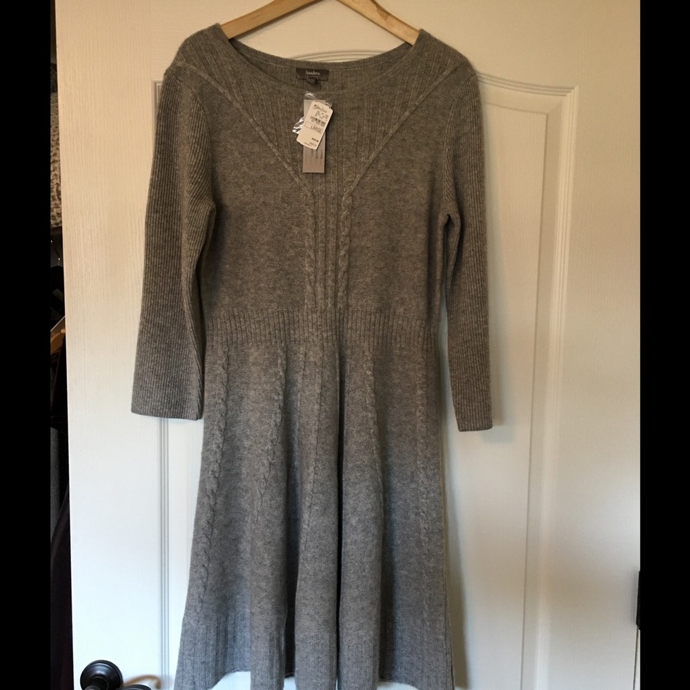 Neiman Marcus brand cashmere A Line dress