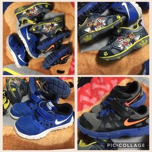 ALL 3 Boys size 10c 2Nike & 1 light-up paw patrol!