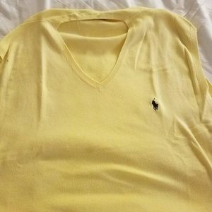 Polo v neck sweater vest