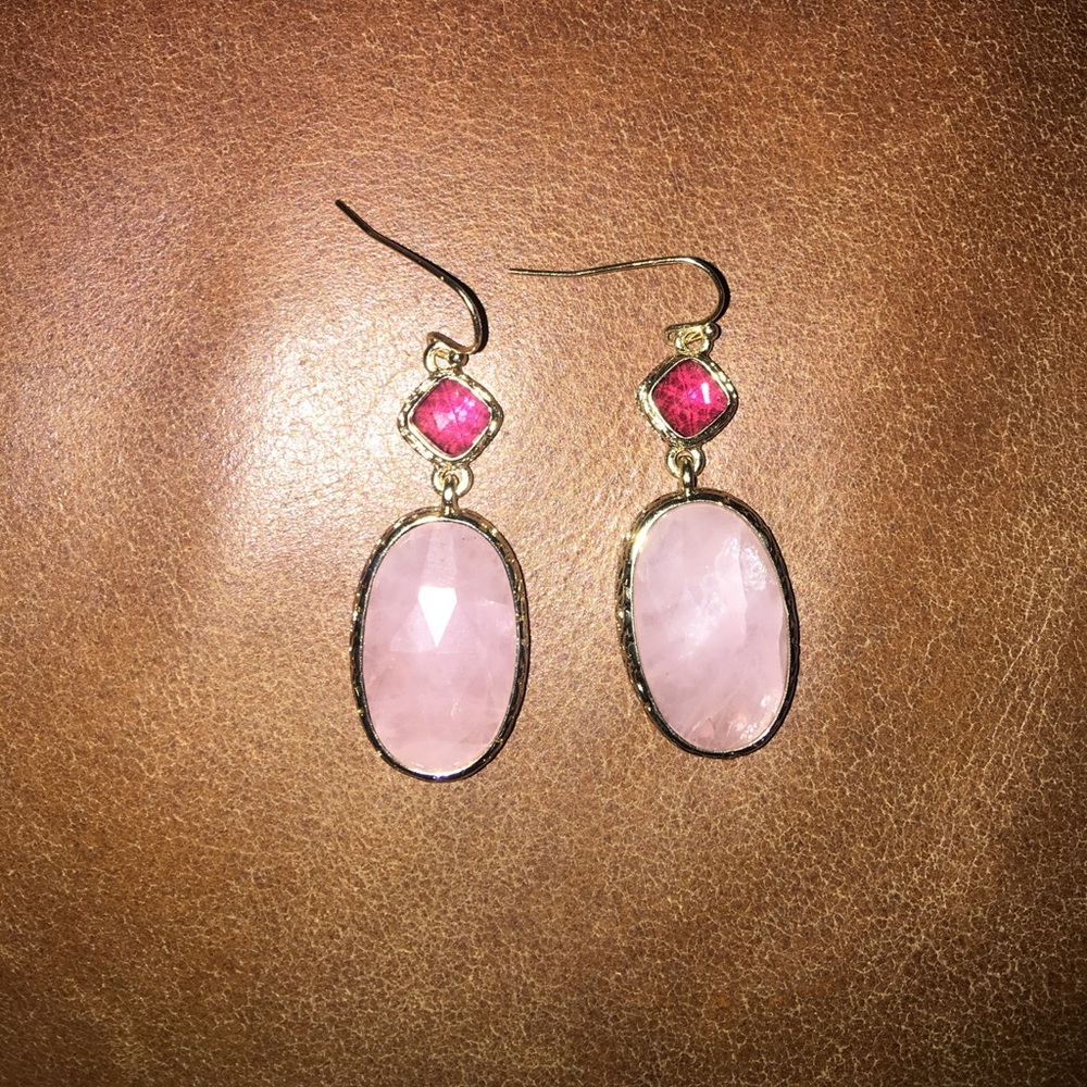 Pink Anthropologie Earrings