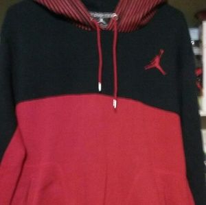 Jordan Red & Black Flight Hoodie