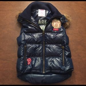 Victoria's Secret Pink Vest Blue