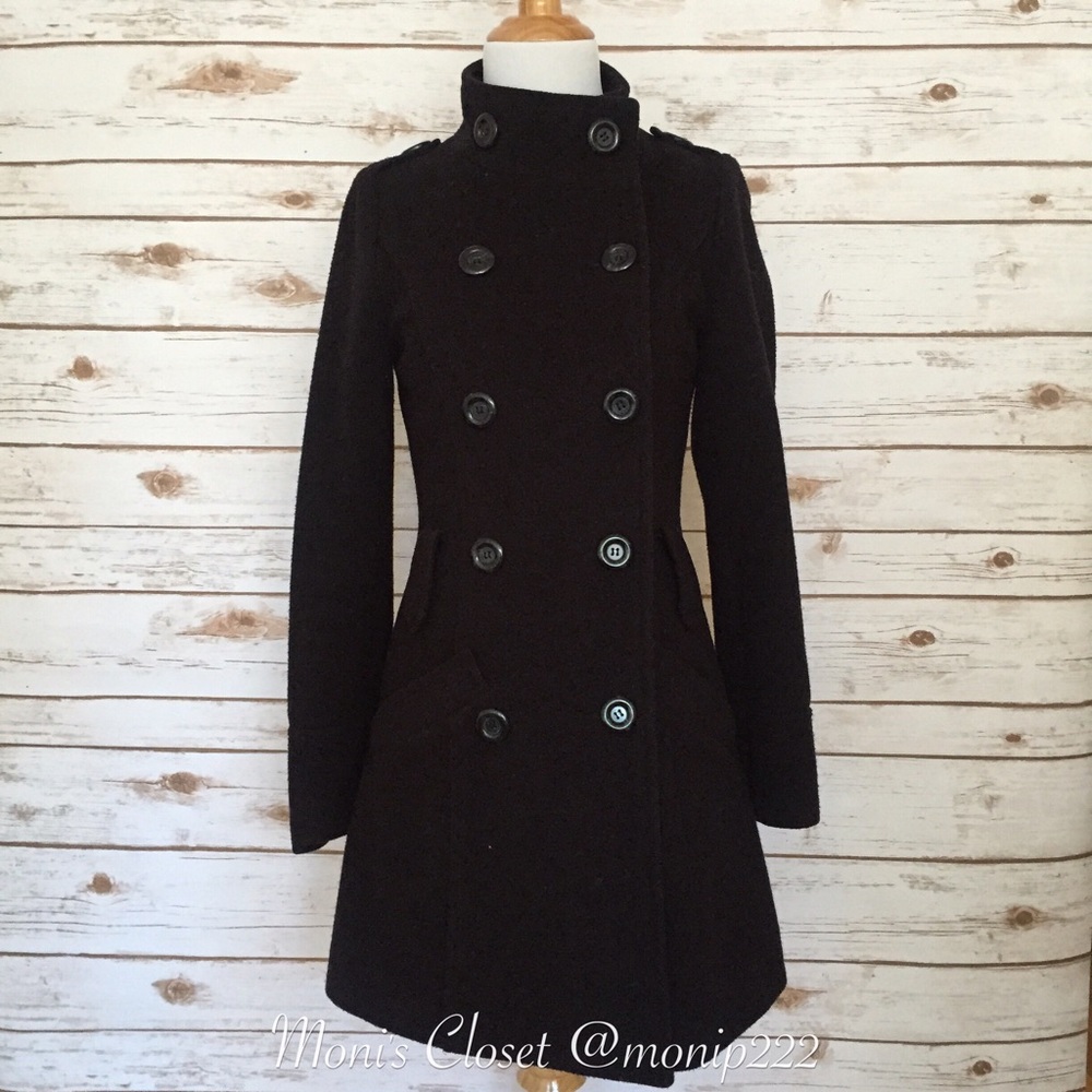 SOLD black pea coat