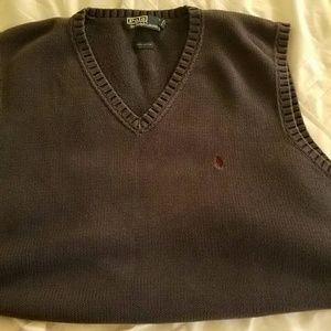 Polo sleeveless v neck sweater
