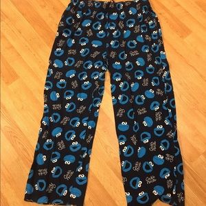 Men's Cookie Monster pajama pants