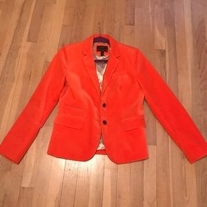 Sunkist J crew velvet blazer