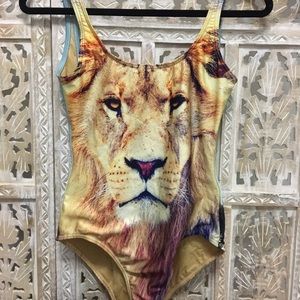 We Are Handsome lion Swimsuit XS