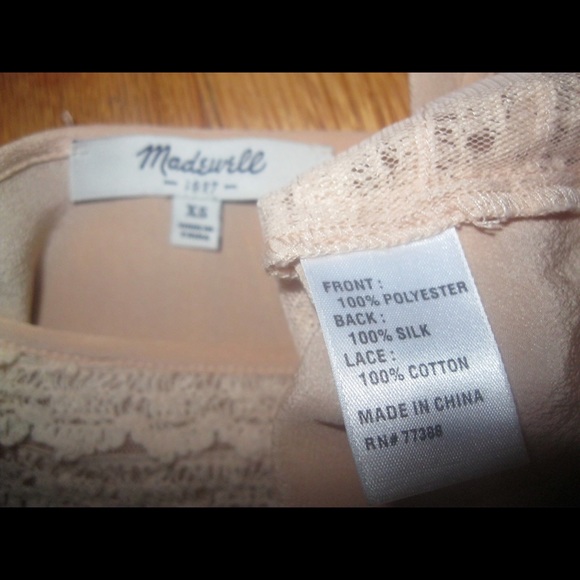 SOLD! Madewell Tiered Lace Top - Picture 4 of 4