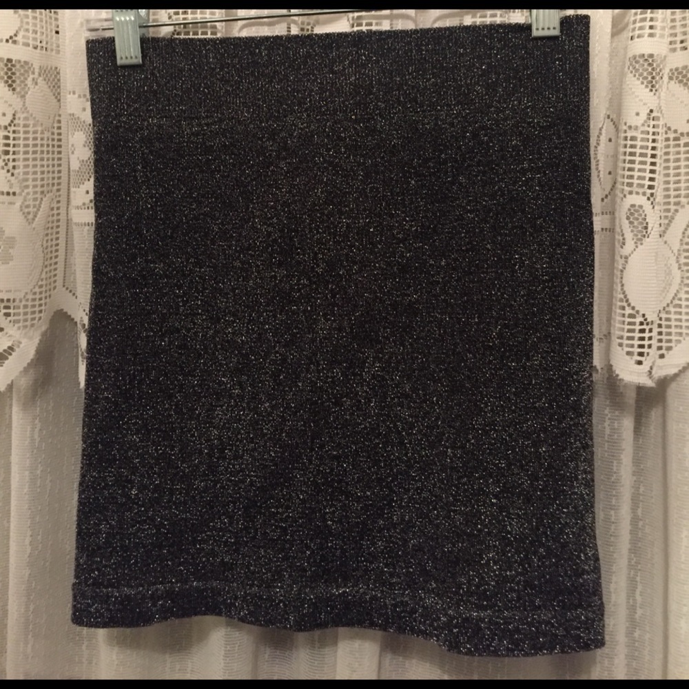 Sparkly mini skirt