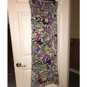 Multi colored maxi dress