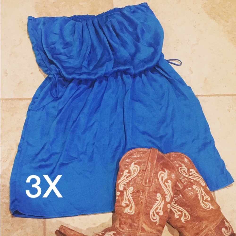 ➡️➡️➡️ SOLD⬅️⬅️⬅️Strapless dress sz 3x