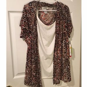 Leopard print blouse