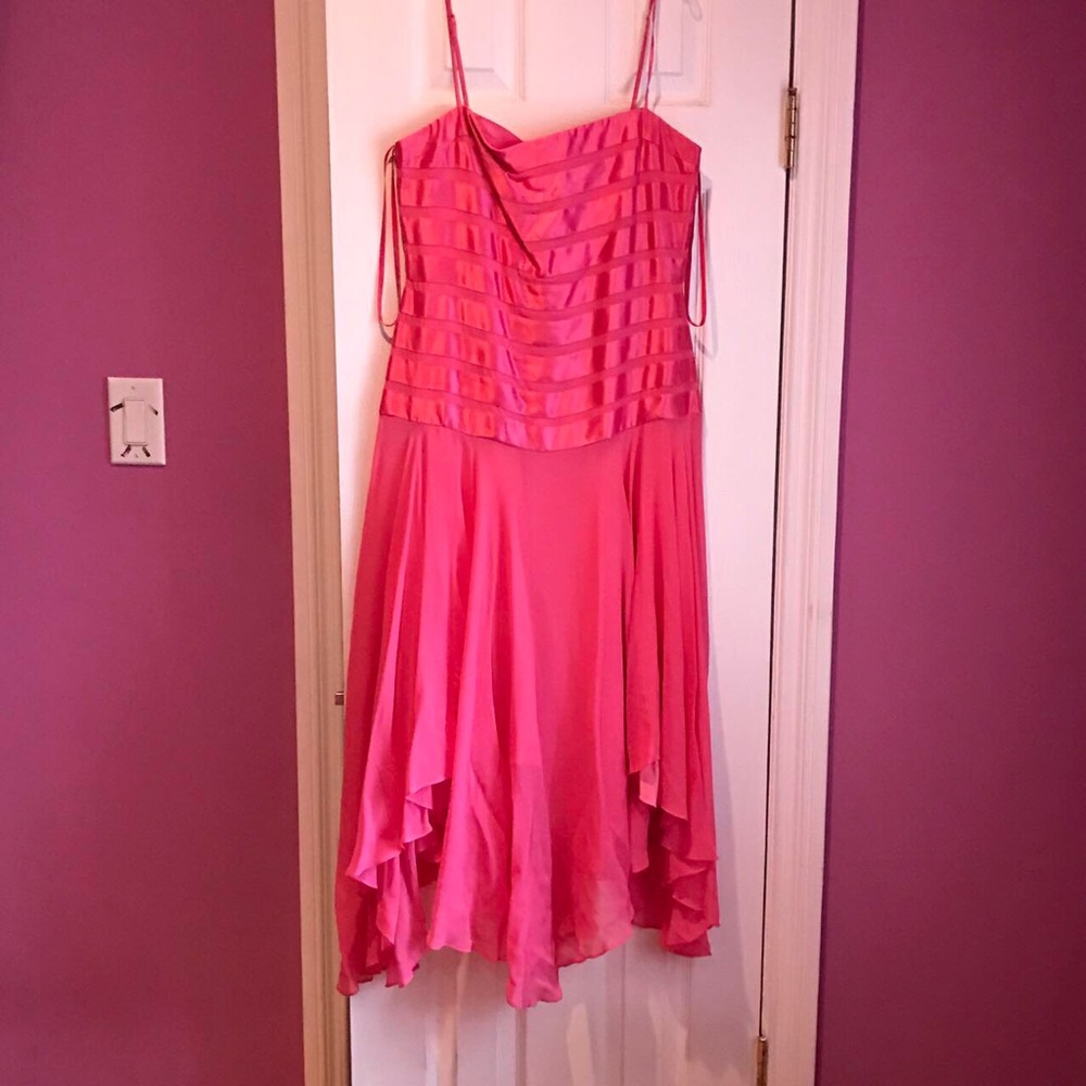 E. BCBG MaxAzria beautiful dress