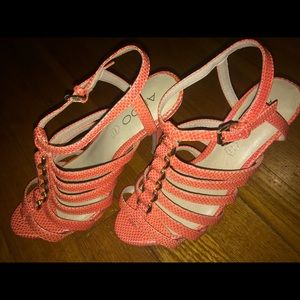 Aldo 4" coral heels