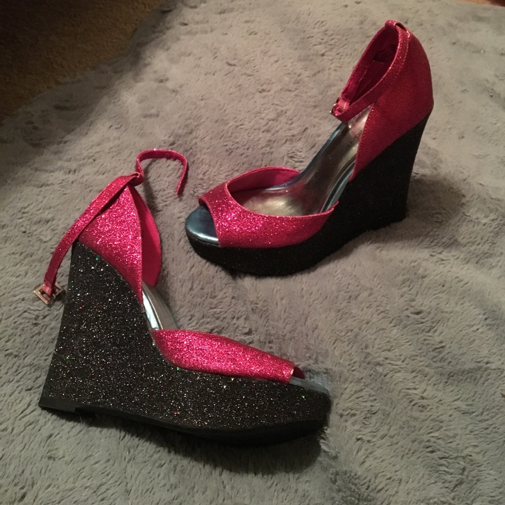 Glitter Wedges