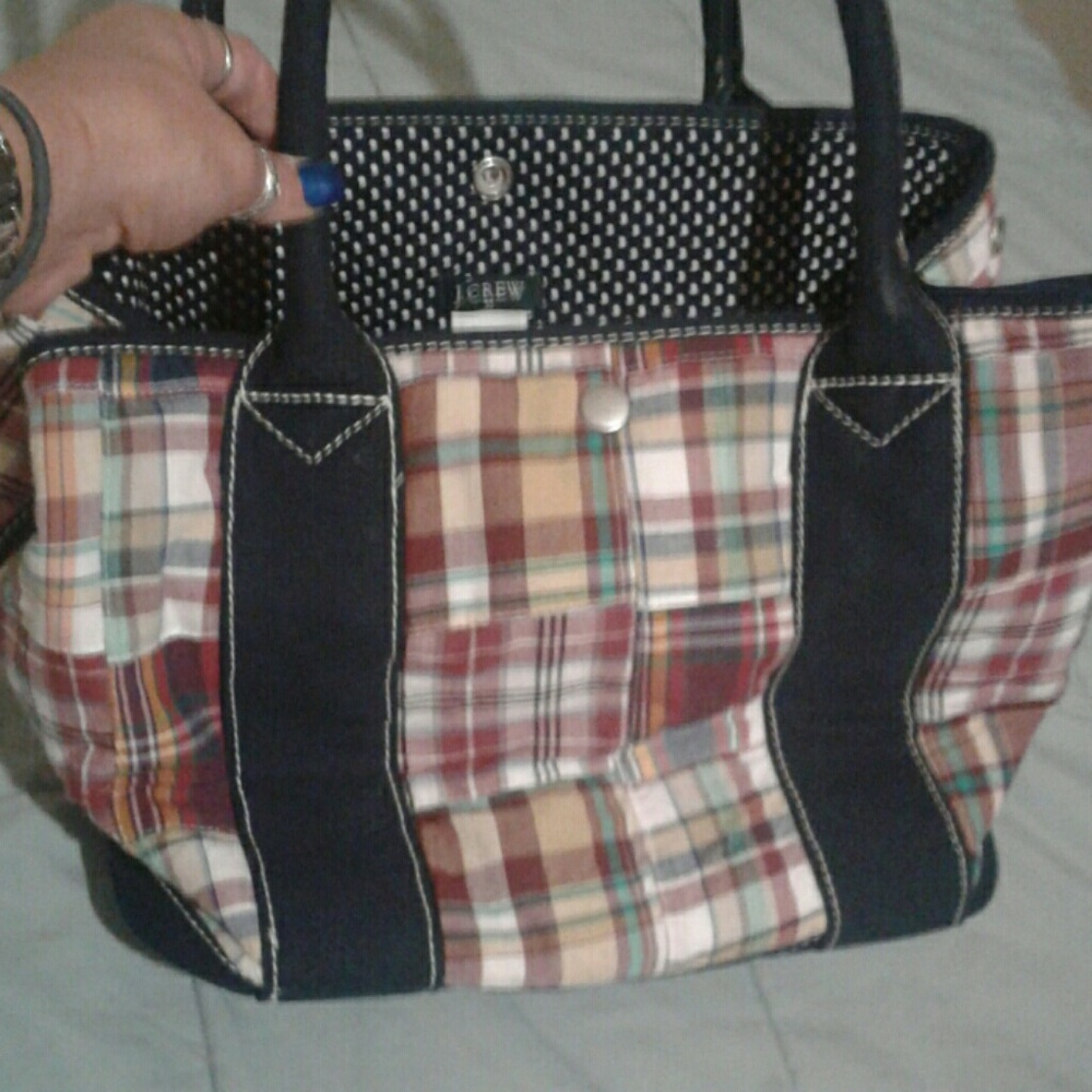 Plaid purse