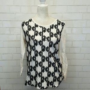 J crew floral tee shirt