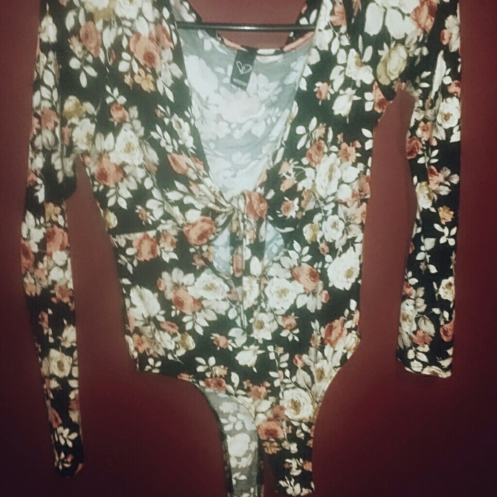 Floral bodysuit