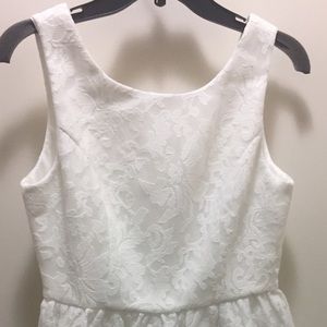 White lace dress